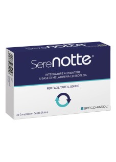 Specchiasol Serenotte Integratore Alimentare Sonno e Rilassamento, 30 Compresse
