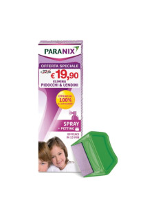 Paranix Trattamento Spray Antipediculosi 100ml + Pettine
