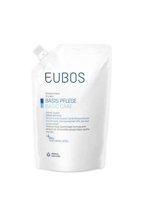 EUBOS OLIO BAGNO RICARICA400ML