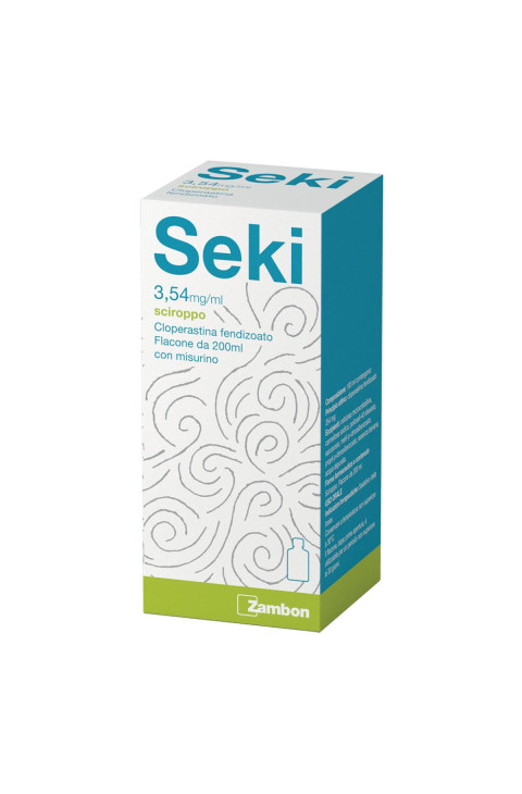 Seki Sciroppo Tosse Secca 3,54 mg/ml Flacone 200 ml