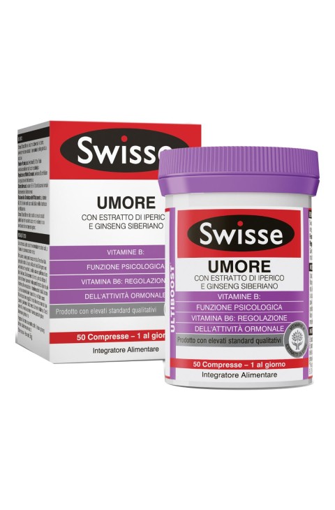 Swisse Relax e Umore - Umore Integratore Alimentare, 50 Compresse