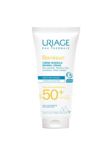 Uriage Bariésun - Crema Minerale SPF50+ Pelle Sensibile, 100ml