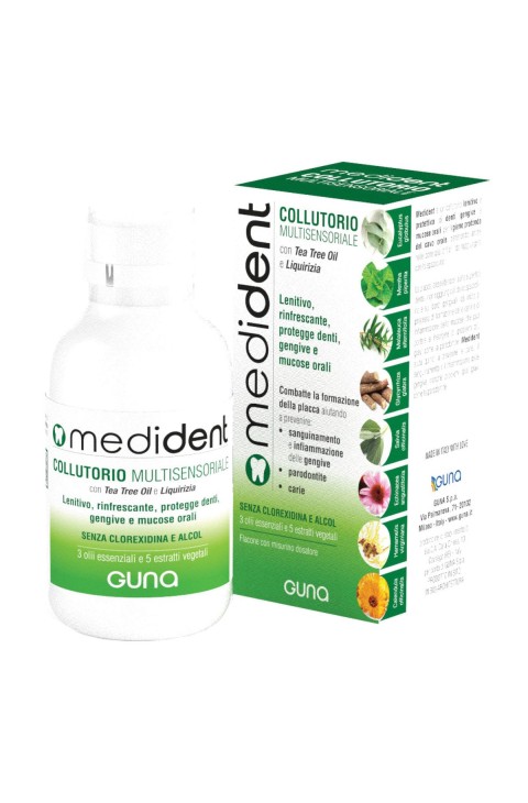 Guna Medident Colluttorio Multisensoriale Per L'Igiene Orale Quotidiana 250 ml
