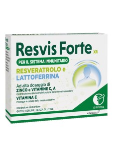 Resvis Forte XR Alfasigma Integratore Antiossidante e Difese Immunitarie 12 Bustine