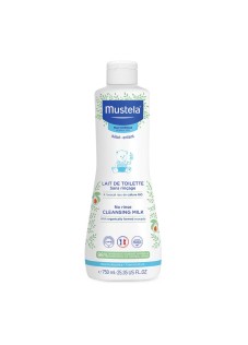 Mustela Latte di Toilette Bambini Detergente Emolliente Senza Risciacquo, 750ml