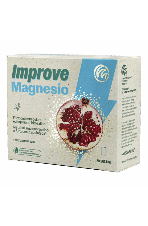 con edulcorante. Gli ingredienti di Improve Magnesio contribuiscon