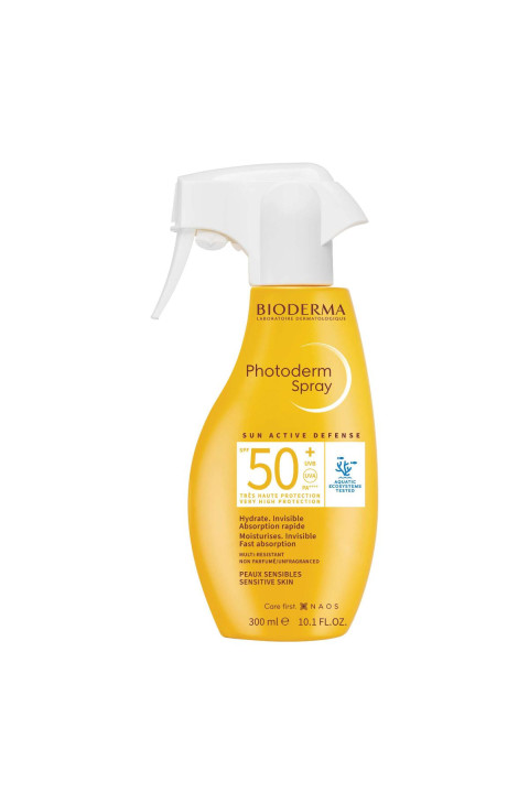 Bioderma Photoderm - Spray SPF50+ Protezione molto alta Viso e Corpo, 300ml Bioderma Photoderm - Spray SPF50+ Protezione molto alta Viso e Corpo, 300ml
