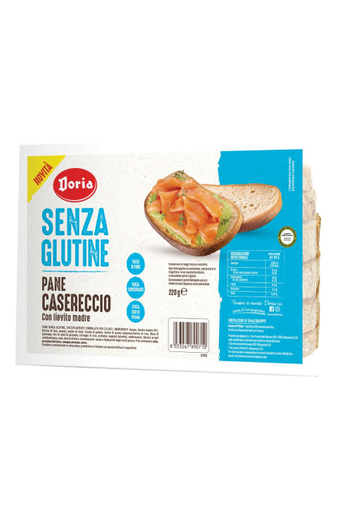 DORIA PANE CASERECCIO 220G DORIA PANE CASERECCIO 220G