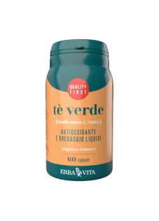Tè Verde Integratore Antiossidante Drenaggio, 60 Capsule