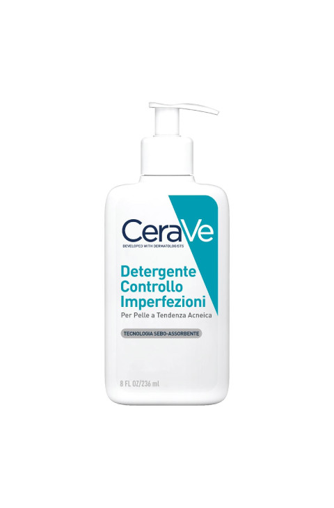 CeraVe Acne Gel Detergente Controllo Imperfezioni con Risciacquo, 236ml