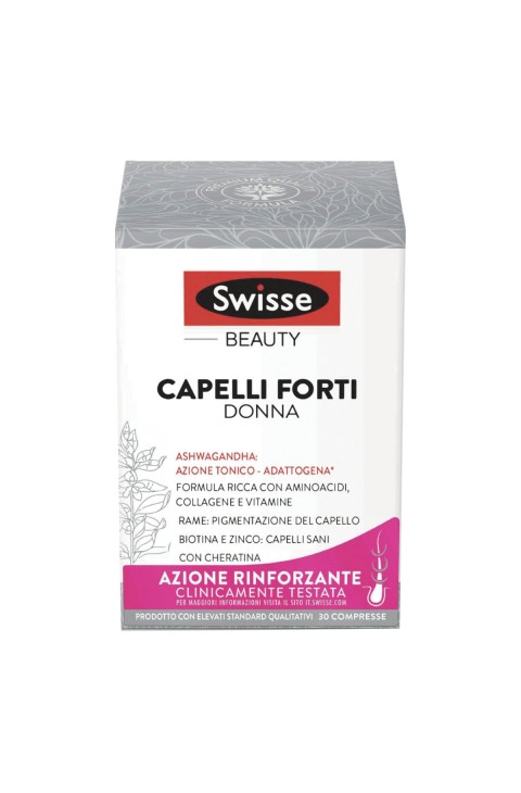 Swisse Beauty - Capelli Forti Donna Integratore, 30 Compresse