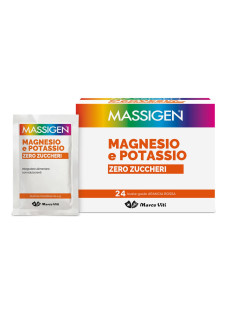 Magnesio e Potassio Zero Zuccheri Integratore con Vitamine, 24 bustine