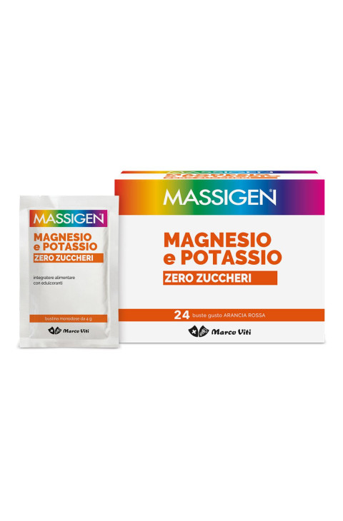 Magnesio e Potassio Zero Zuccheri Integratore con Vitamine, 24 bustine