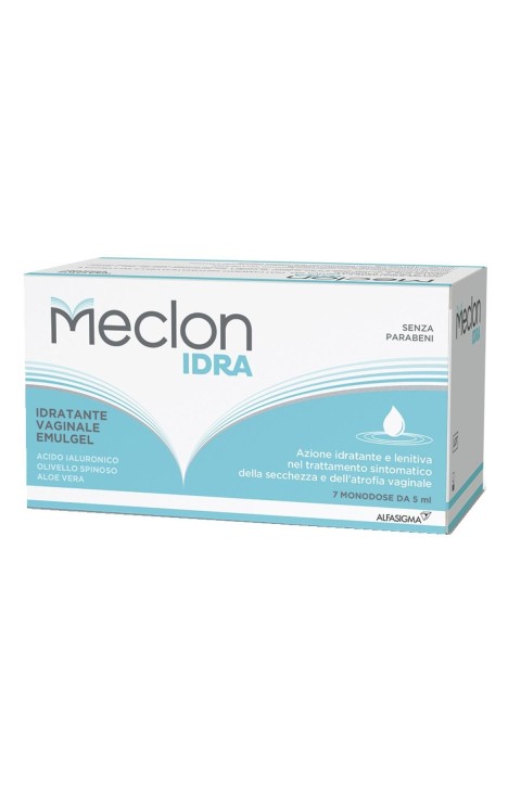 Meclon Idra Emulgel Idratante per Secchezza Vaginale, 7 Monodose