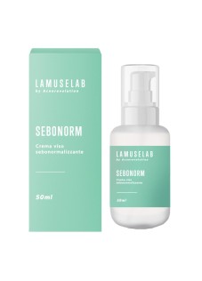 LaMuseLab Sebonorm Crema Seboregolatrice Viso Anti Imperfezioni, 50ml
