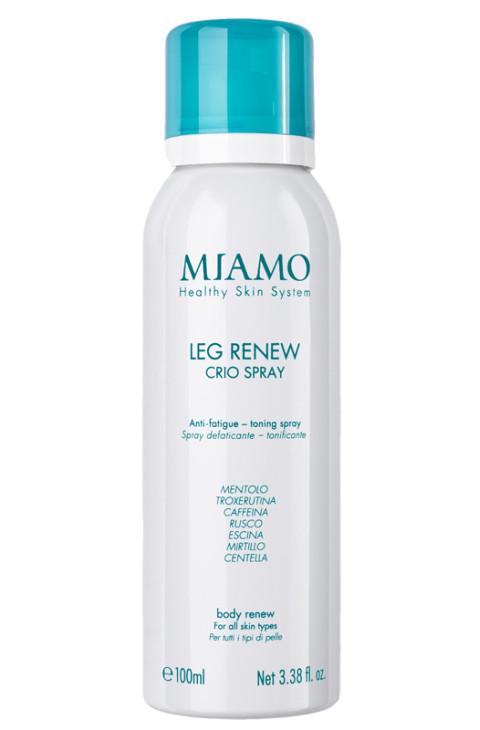 Miamo Leg Renew Crio Spray Defaticante Tonificante, 100ml
