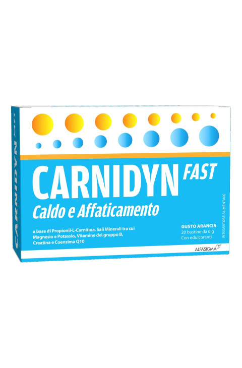 Carnidyn Fast Magnesio e Potassio Reintegro Idrosalino, 20 Bustine