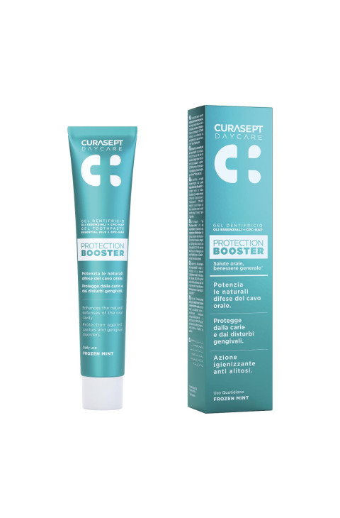 Curasept Daycare - Protection Booster Frozen Mint Gel Dentifricio, 75ml
Curasept Daycare - Protection Booster Frozen Mint Gel Dentifricio, 75ml