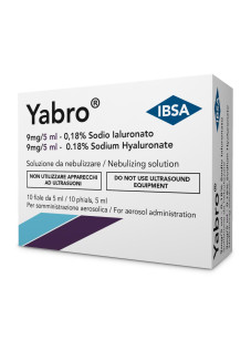 IBSA Yabro Sodio Ialuronato 0,18% Soluzione Da Nebulizzare 10 Fiale
