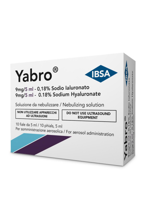 IBSA Yabro Sodio Ialuronato 0,18% Soluzione Da Nebulizzare 10 Fiale
