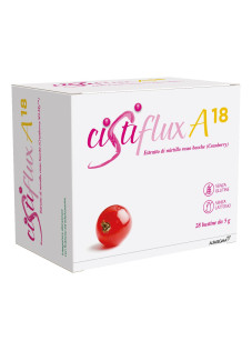 Cistiflux A 18 Integratore Funzionalità Vie Urinarie, 28 Bustine