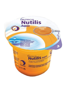 Nutricia Nutilis Aqua Gel Essential Acqua Gelificata Pronta all'Uso Gusto Arancia, 4x125ml
