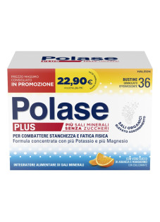 Polase Plus Integratore di Sali Minerali con Magnesio e Potassio 36 Bustine