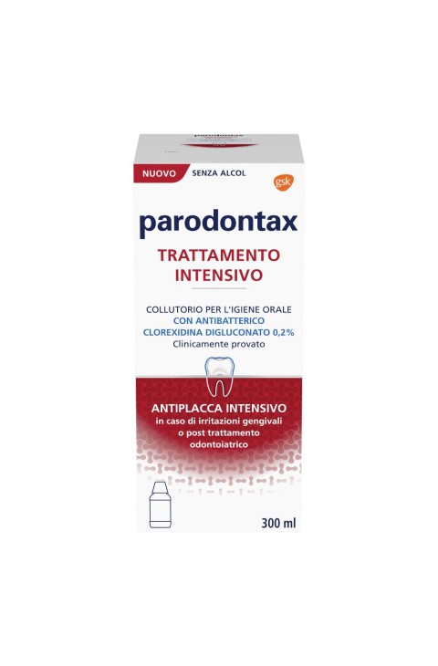 Parodontax Collutorio Clorexidina 0,2% Trattamento Intensivo, 300ml