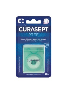 Curasept Floss - PTFE Filo Interdentale con Clorexidina, 35m