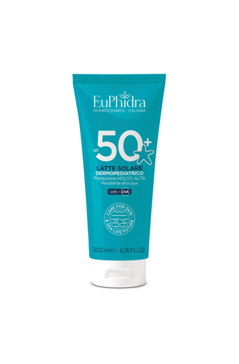 Euphidra Solari - Latte Solare Dermopediatrico SPF50+, 200ml