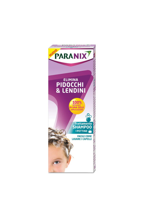 Paranix Elimina Pidocchi & Lendini Shampoo 200ml + Pettine