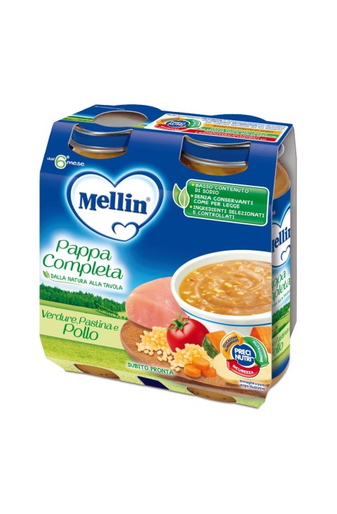 MELLIN-PAPPA COMPL POLLO  2X250G