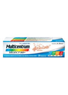 Multicentrum Select 50+ Effervescente Integratore Vitamine Minerali, 20 Cpr