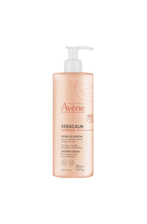 Avène XeraCalm Nutrition - Crema Doccia per Pelle Secca e Sensibile, 500ml