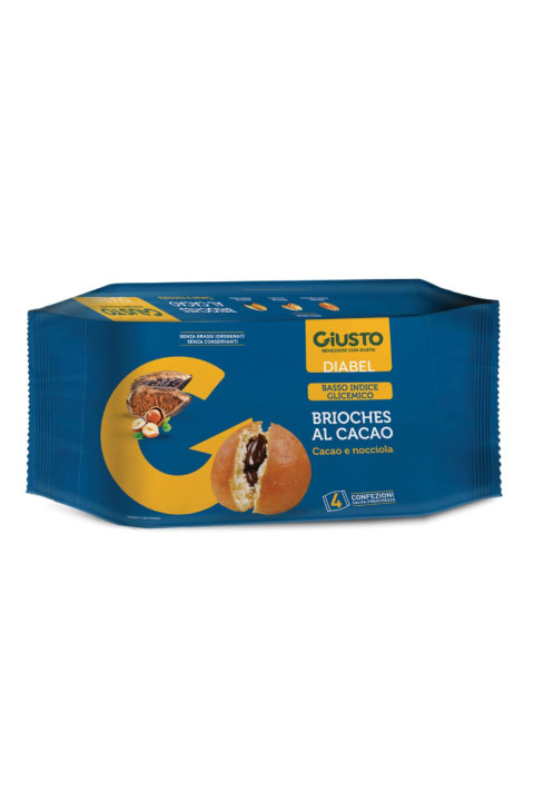 GIUSTO DIABEL BRIOCHE CACAO4PZ