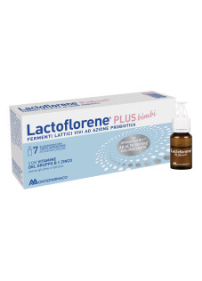 Lactoflorene Plus - Bimbi Integratore di Fermenti Lattici, 7 Flaconcini

