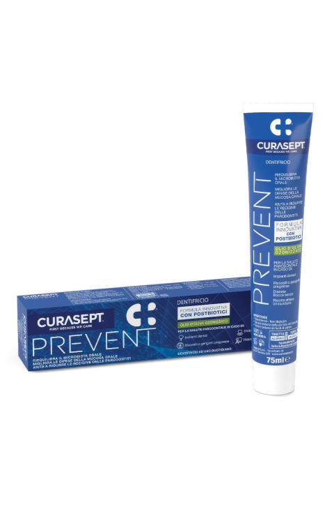 Curasept Prevent - Dentifricio Protezione e Prevenzione, 75ml Curasept Prevent - Dentifricio Protezione e Prevenzione, 75ml