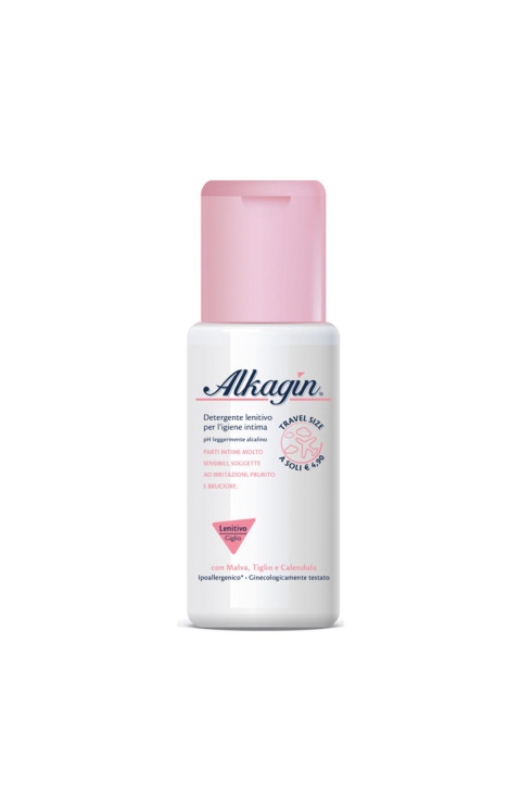 Alkagin Detergente Intimo Lenitivo a pH Leggermente Alcalino Travel Size, 100ml
