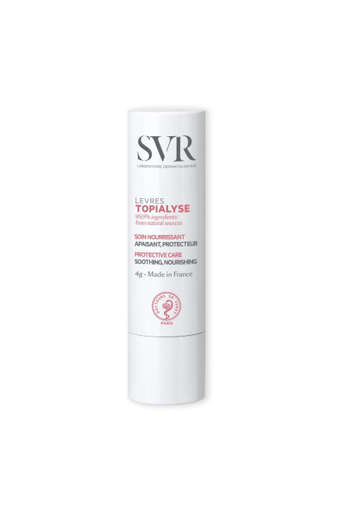 SVR Topialyse - Stick Levres Vegetal Balsamo Labbra Nutriente Lenitivo, 4g