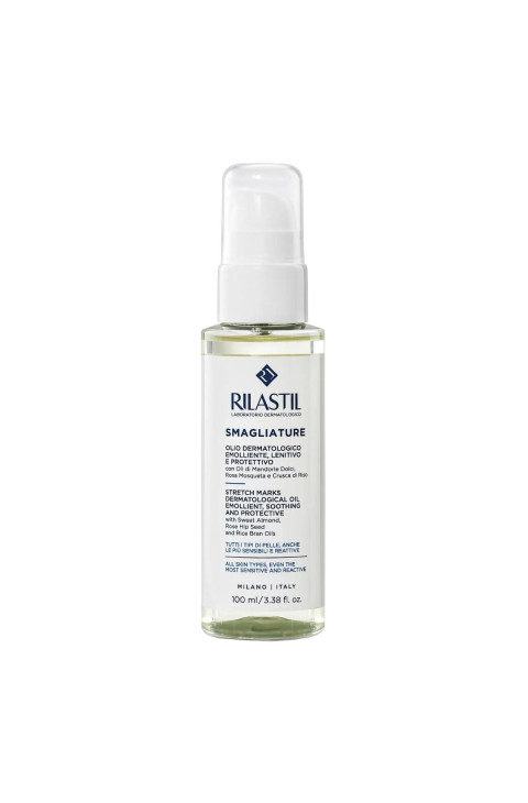 Rilastil Smagliature - Olio Dermatologico Emolliente e Lenitivo, 100ml