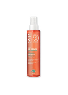 SVR Sun Secure - Huile Seche SPF50 Olio Secco Viso Corpo Capelli Satinato, 200ml