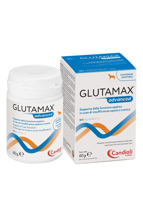 Glutamax advanced Mangime Complementare Cane 30 Compresse
