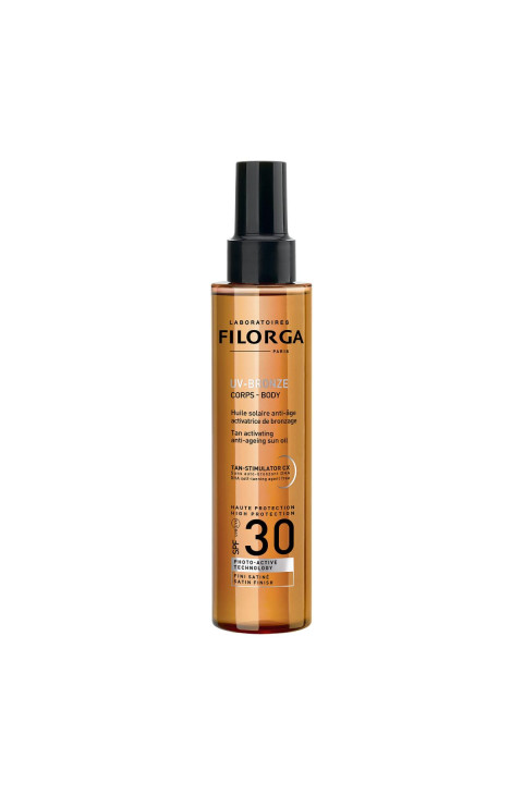 Filorga UV Bronze - Body 30 Olio Solare Anti-Età Acceleratore Abbronzatura,150ml Filorga UV Bronze - Body 30 Olio Solare Anti-Età Acceleratore Abbronzatura,150ml