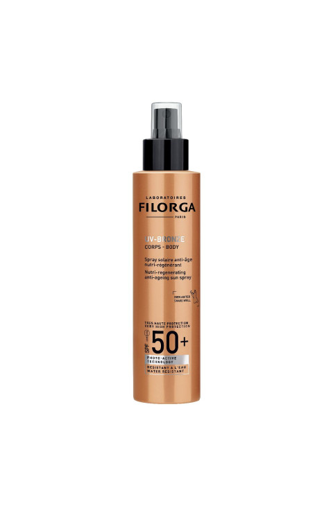 Filorga UV Bronze - Body Spray Solare Anti-Età Nutri-Rigenerante SPF 50+, 150ml Filorga UV Bronze - Body Spray Solare Anti-Età Nutri-Rigenerante SPF 50+, 150ml