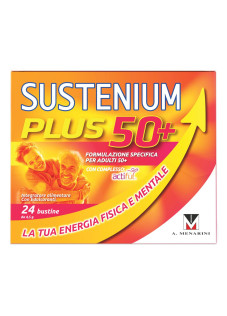 Sustenium Plus 50+ Integratore Energizzante per Adulti 50+ con Actiful Vitamine e Minerali, 24 Bustine
