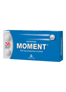 Moment 200mg Ibuprofene Antidolorifico, 36 Compresse Rivestite