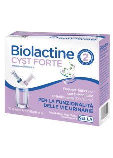 Sella Biolactine - Cyst Forte Integratore Alimentare, 10 + 10 Bustine

