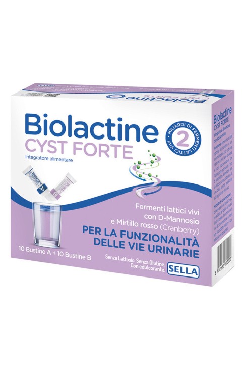 Sella Biolactine - Cyst Forte Integratore Alimentare, 10 + 10 Bustine
