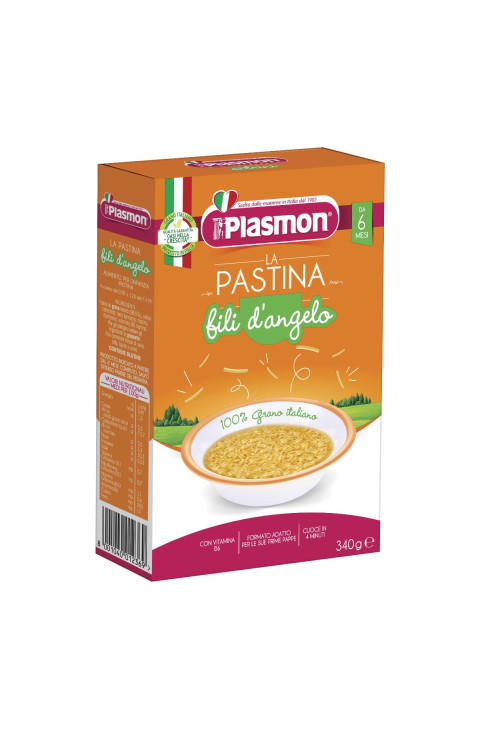 Plasmon Fili D'angelo Pastina per i primi dentini del bambino 340 g Plasmon Fili D'angelo Pastina per i primi dentini del bambino 340 g