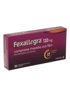 FEXALLEGRA 10CPR RIV 120MG